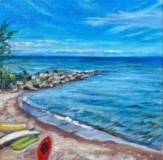 September's Last Stand (Plein-Air of Georgian Bay)