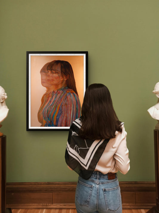 Stripes (Self-Portrait) — Fine Art Giclée Print